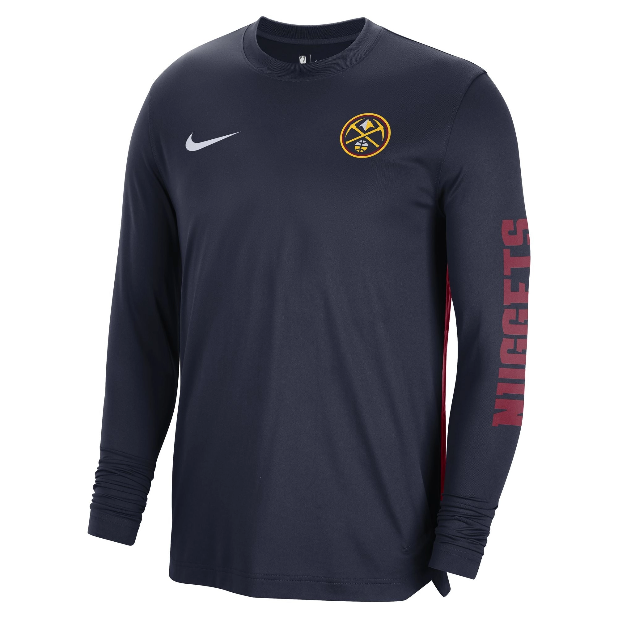 2023 Nuggets Men's Pre-Game Long Sleeve T-Shirt