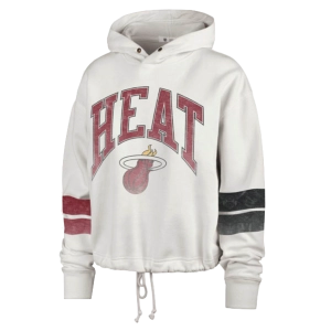 '47 Brand Miami HEAT Women's Crop Hoodie