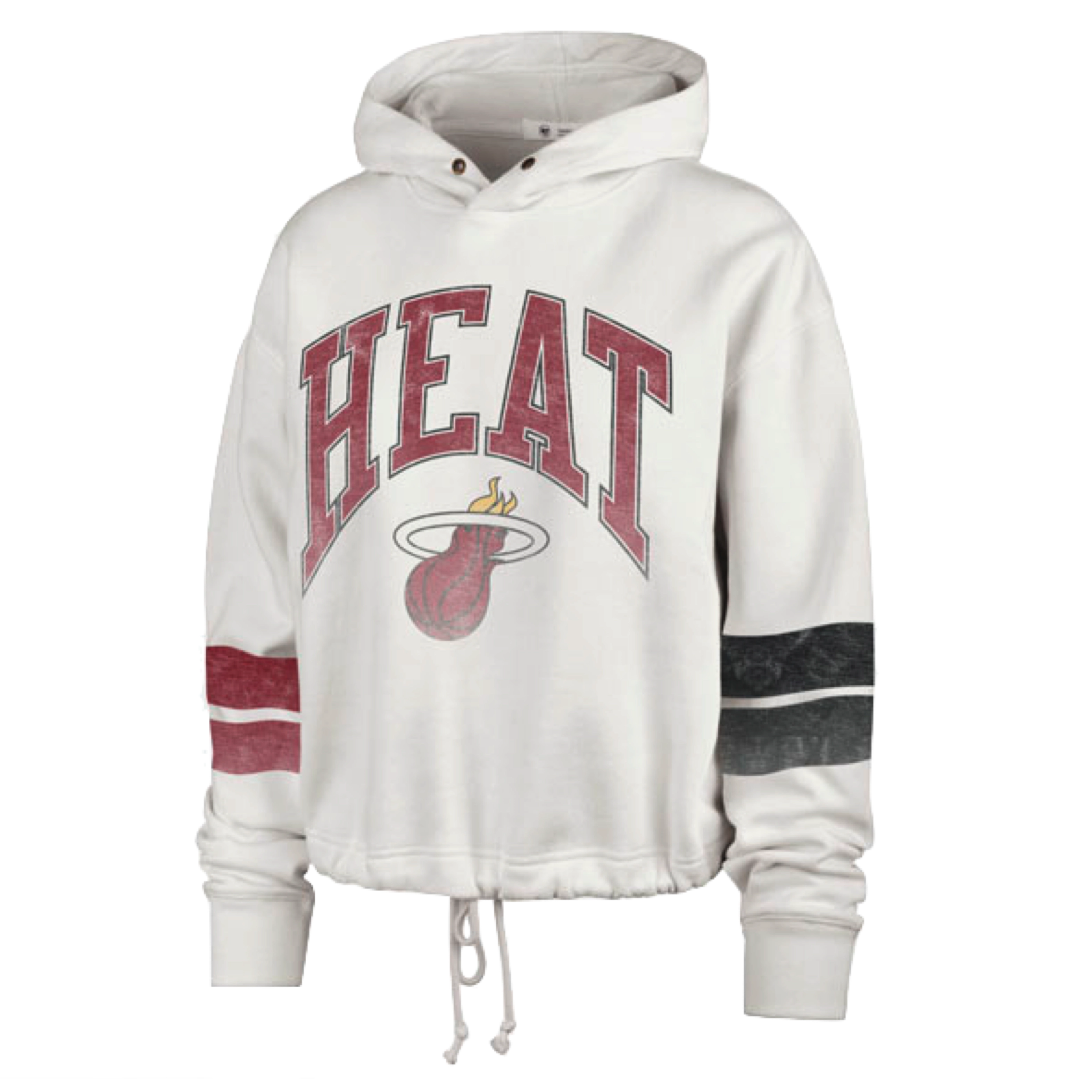 '47 Brand Miami HEAT Women's Crop Hoodie