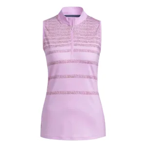 adidas - Women's Herringbone Stripe Sleeveless Polo (HG6961)