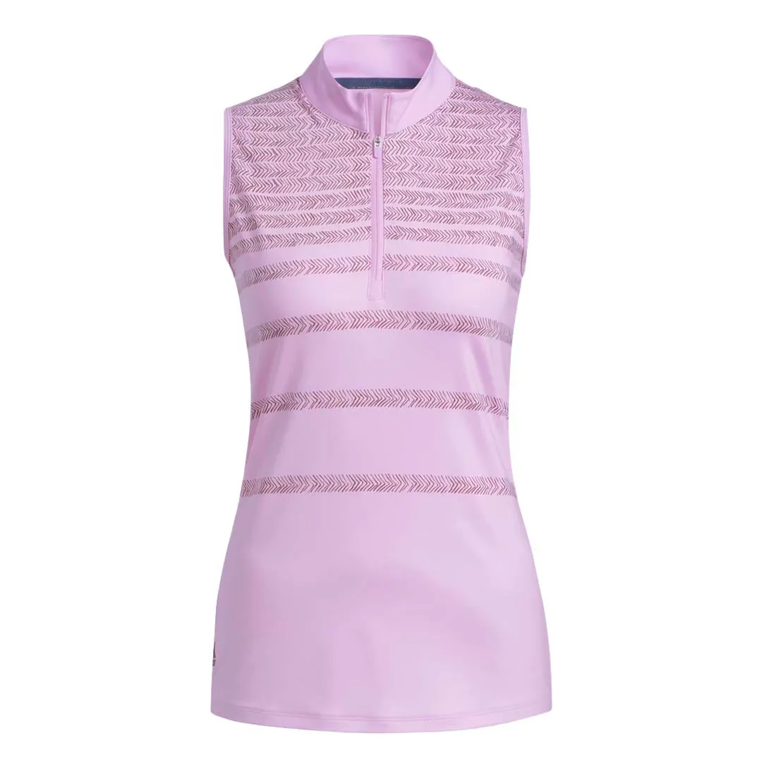 adidas - Women's Herringbone Stripe Sleeveless Polo (HG6961)