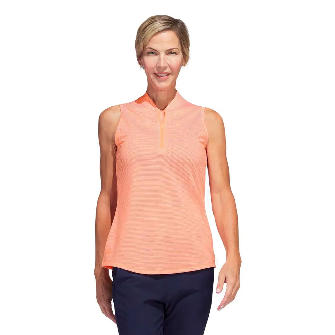 adidas - Women's Ottoman Printed Sleeveless Polo (HT1247)
