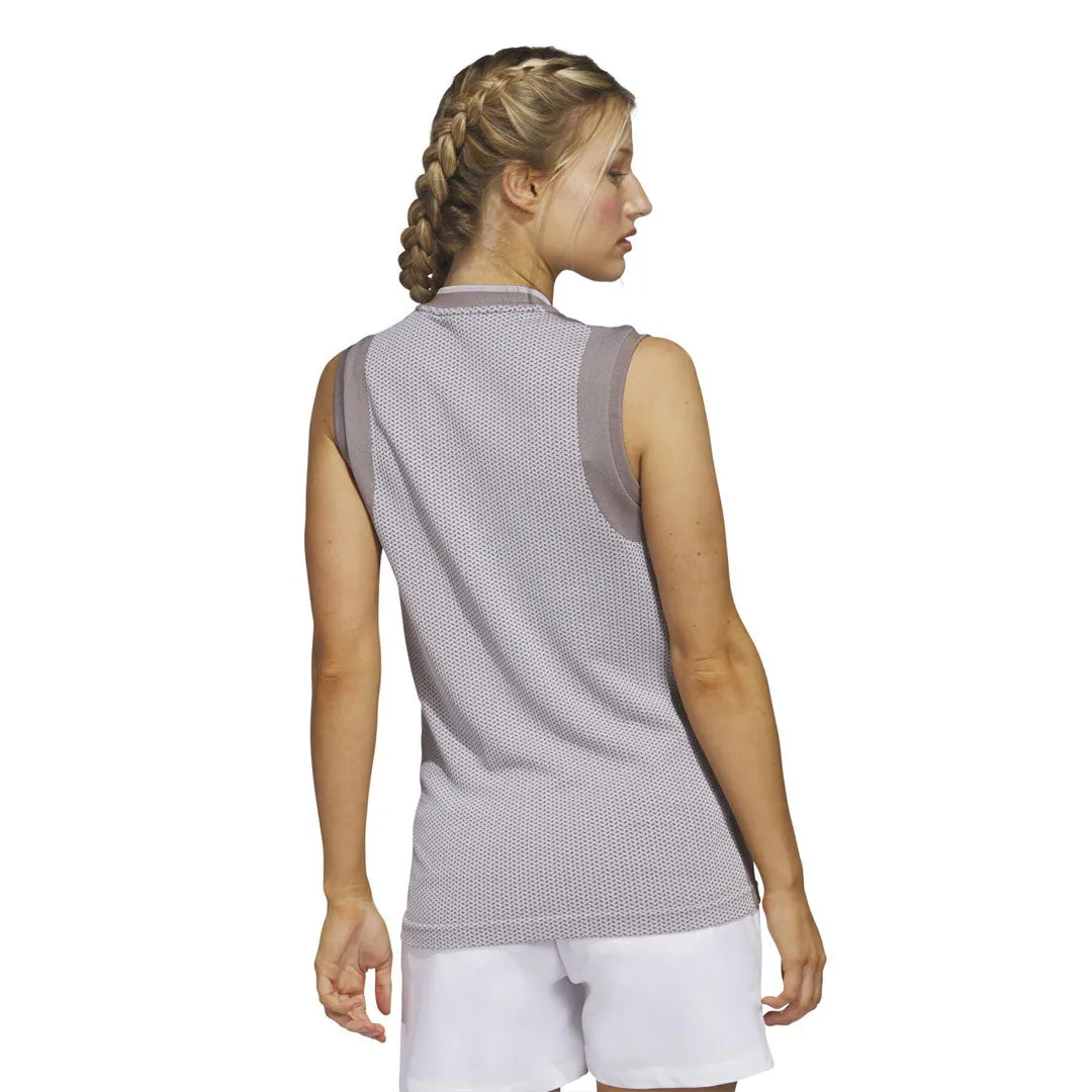 adidas - Women's Ultimate365 Tour Sleeveless Primeknit Polo (HT6340)