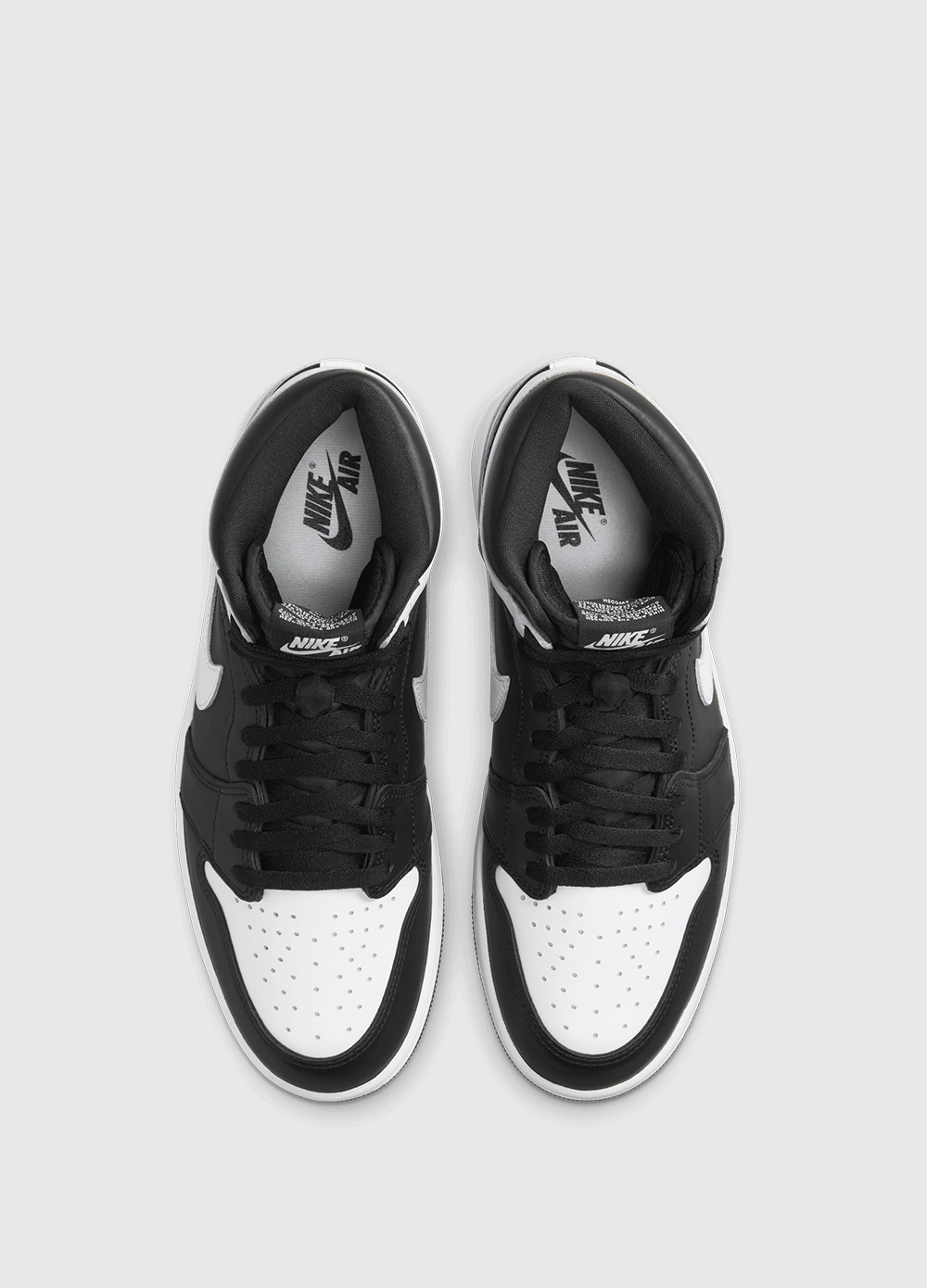 Air Jordan 1 Retro High OG 'Black White' Sneakers