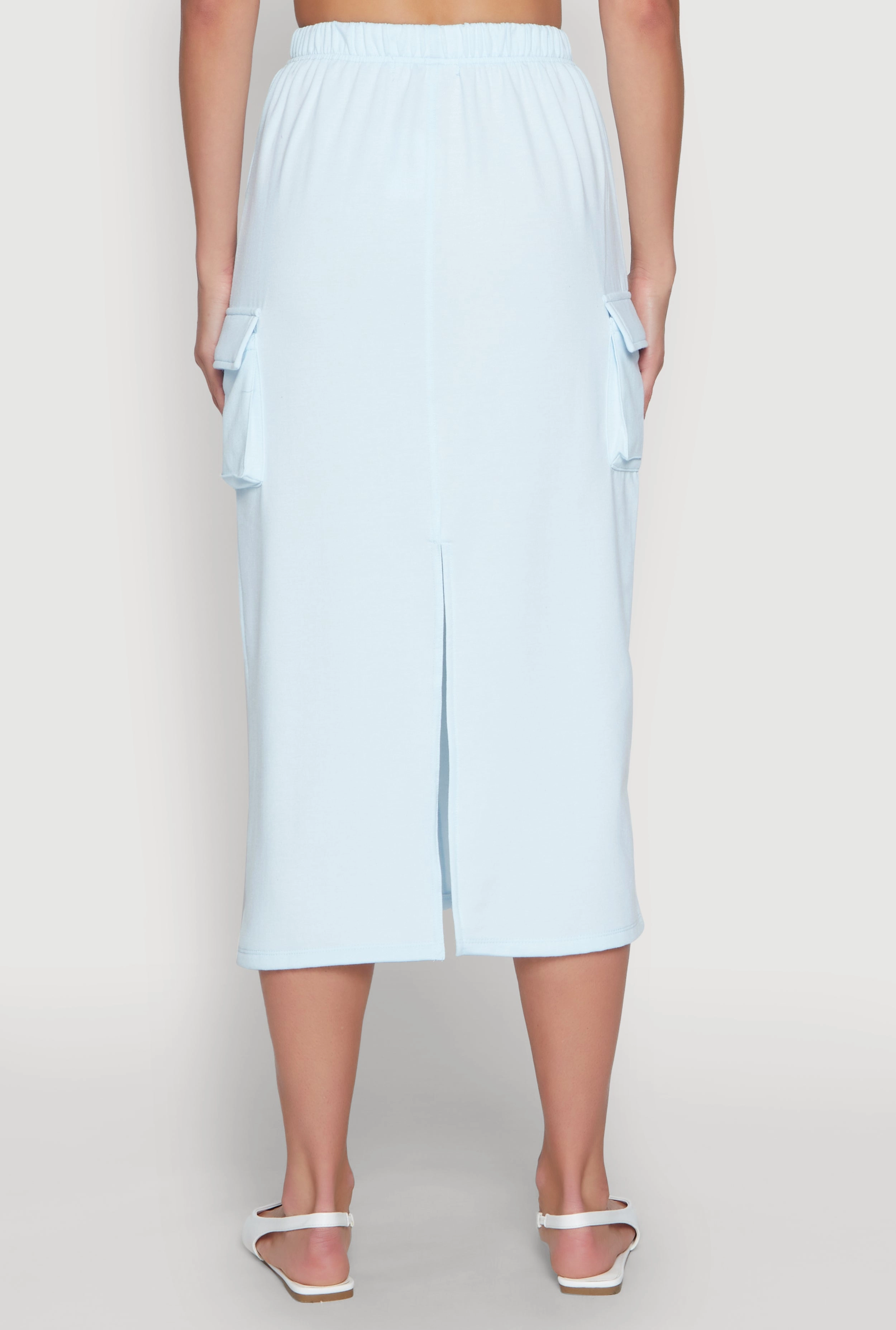 Almost Famous Fleece Cargo Skirt