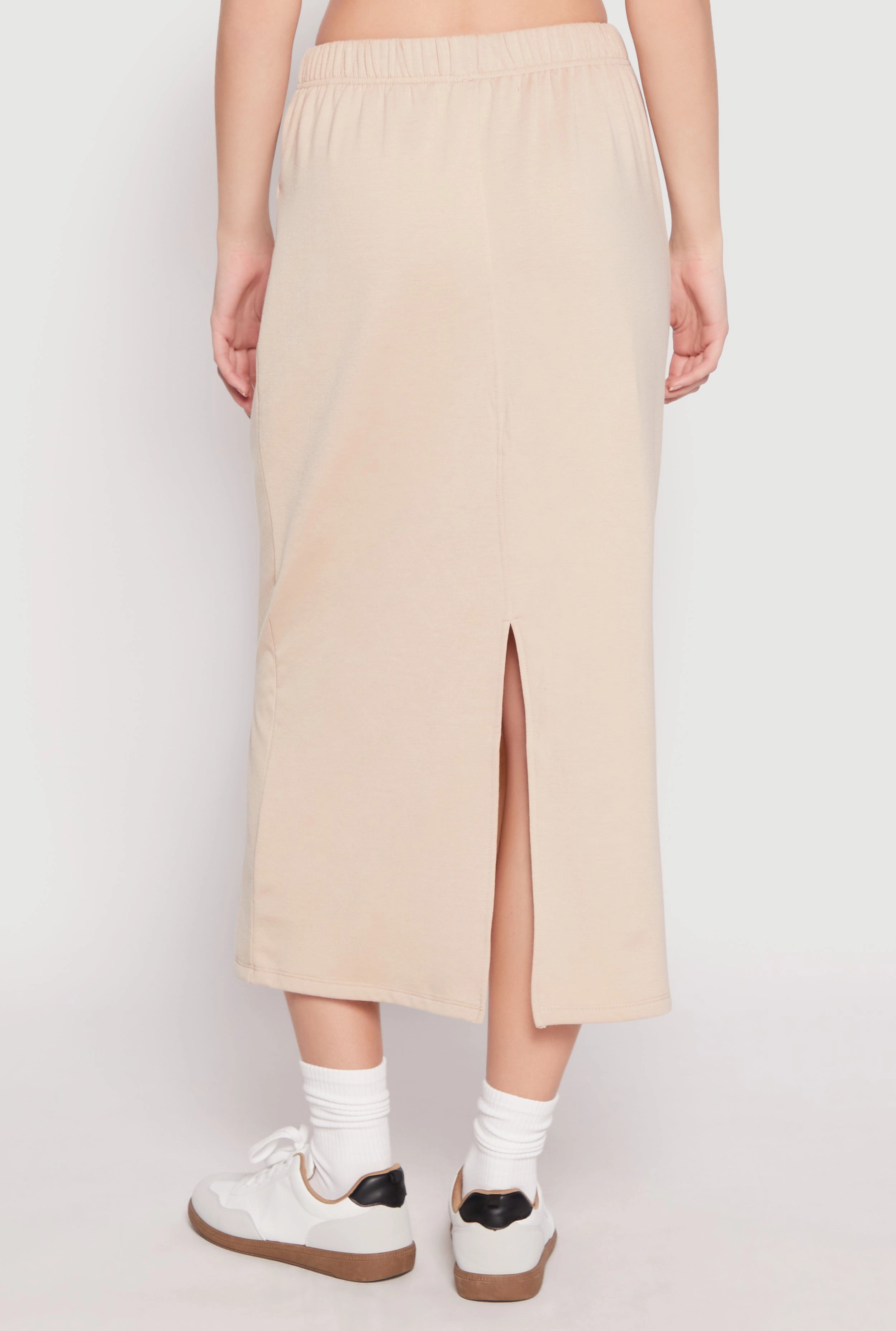 Almost Famous Fleece Maxi Skirt