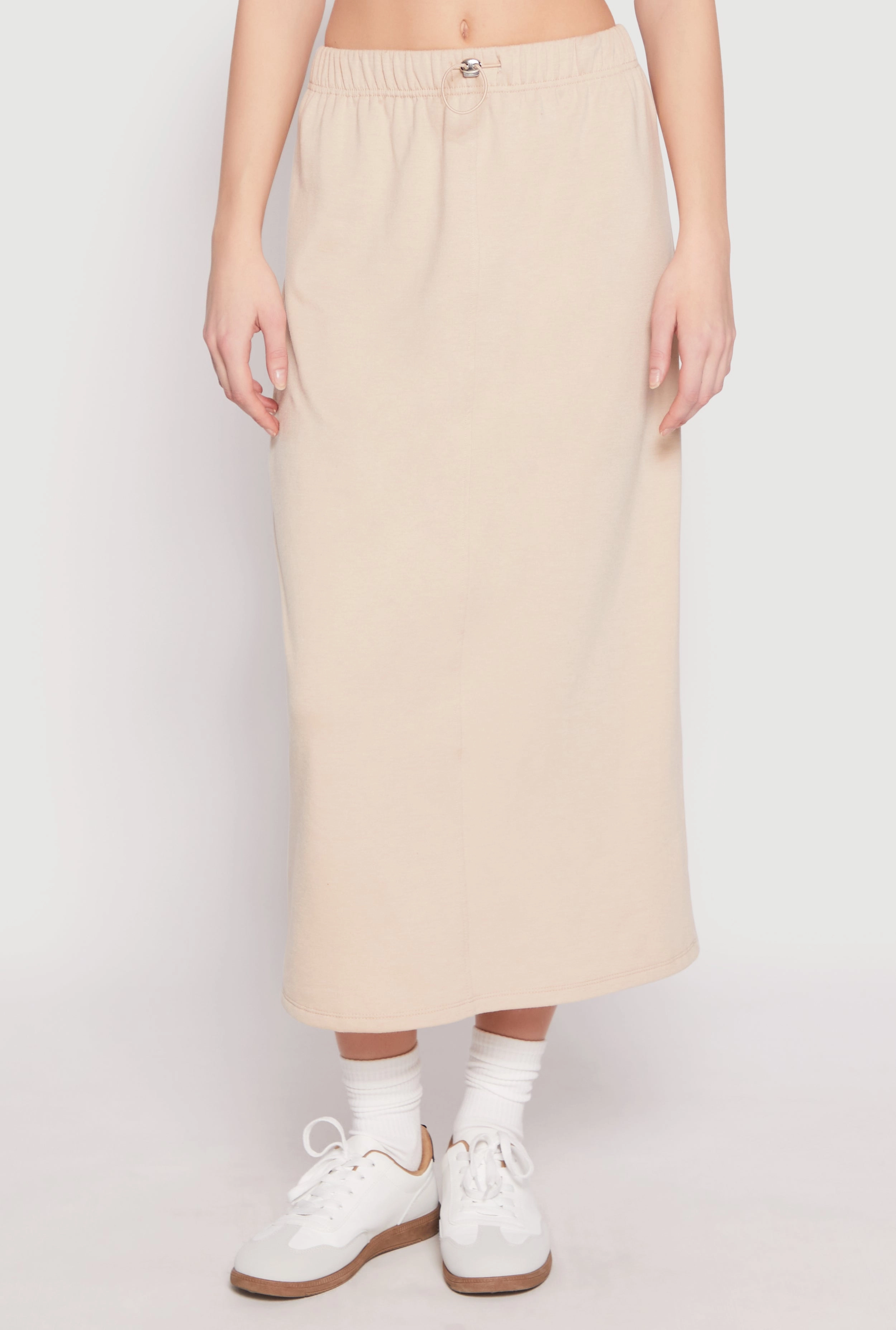 Almost Famous Fleece Maxi Skirt