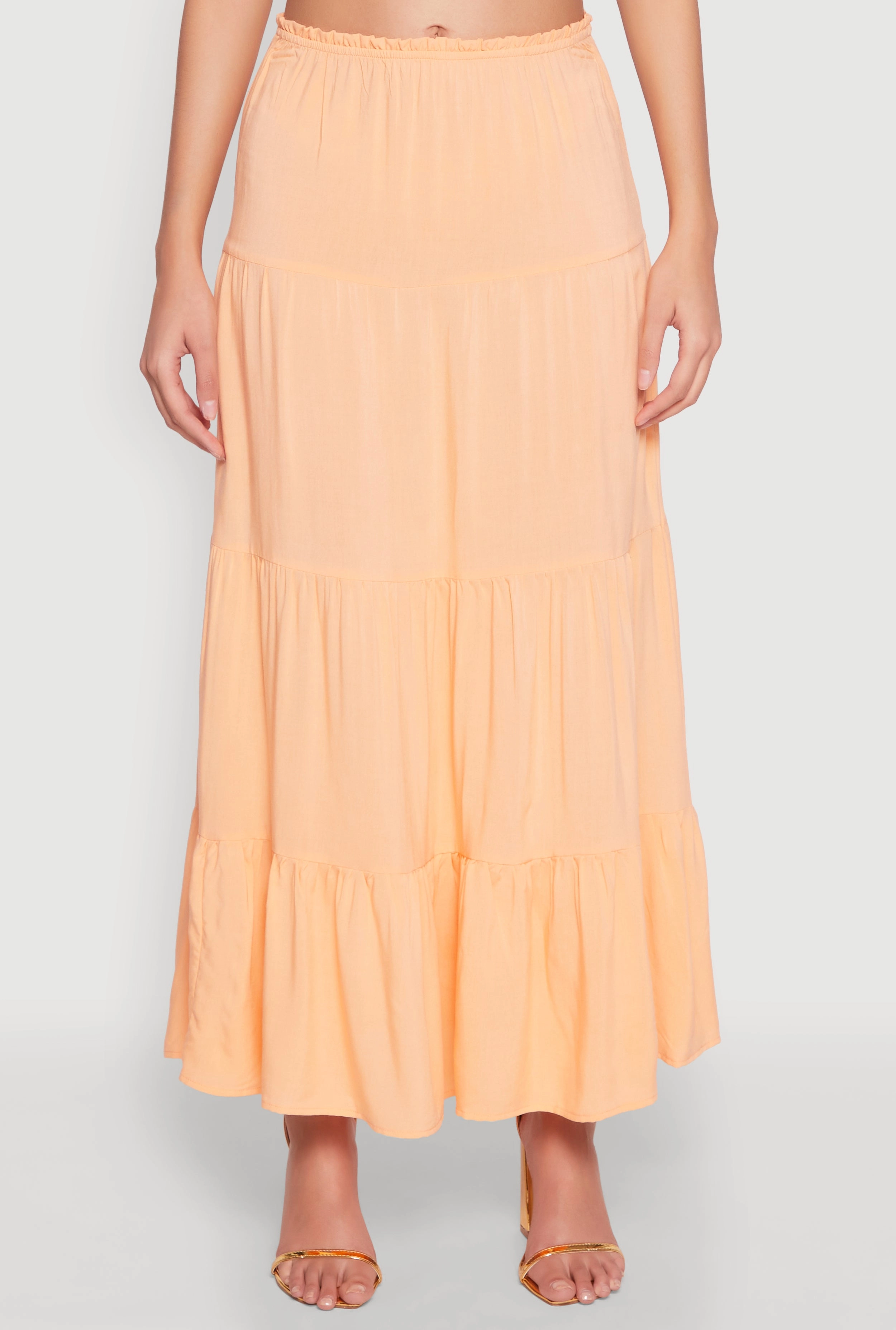 Almost Famous High Waist Tiered Skirt