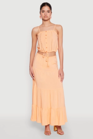Almost Famous High Waist Tiered Skirt