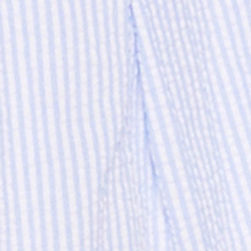Almost Famous Striped Seersucker Cropped Shirt