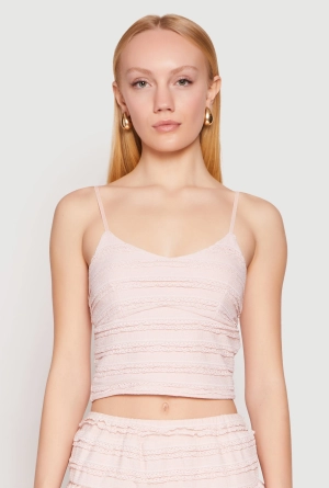 Almost Famous Tiered Cropped Cami