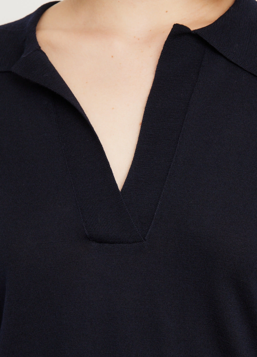 Amor Collared Knit Sweater