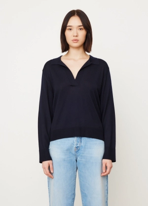 Amor Collared Knit Sweater