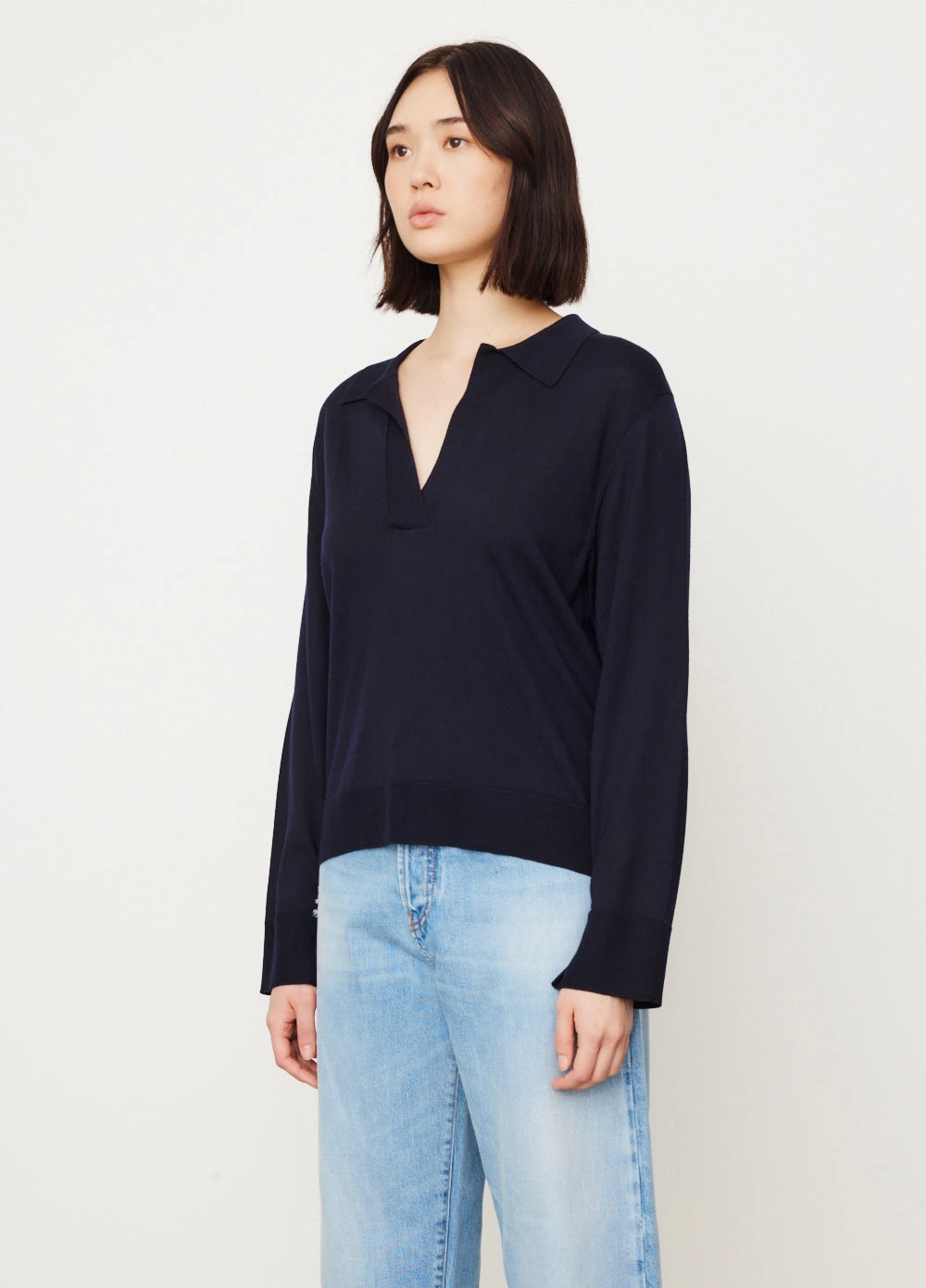 Amor Collared Knit Sweater