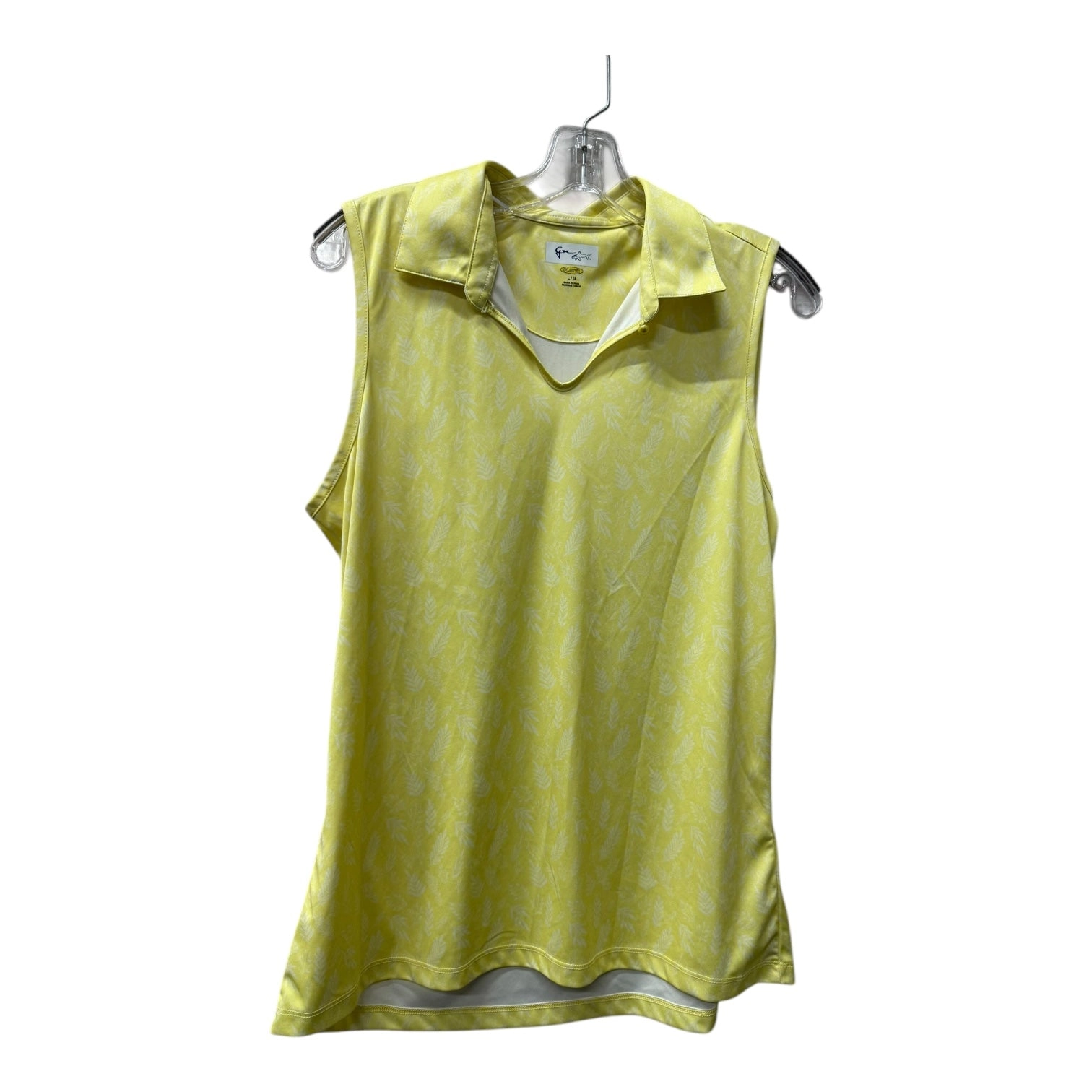 Athletic Tank Top By gn shark In Yellow, Size:L