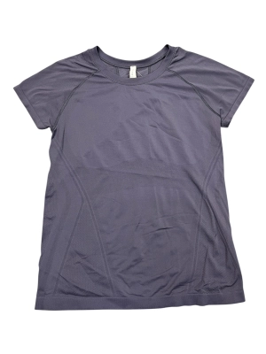 Athletic Top Ss By Athleta In Purple, Size:L
