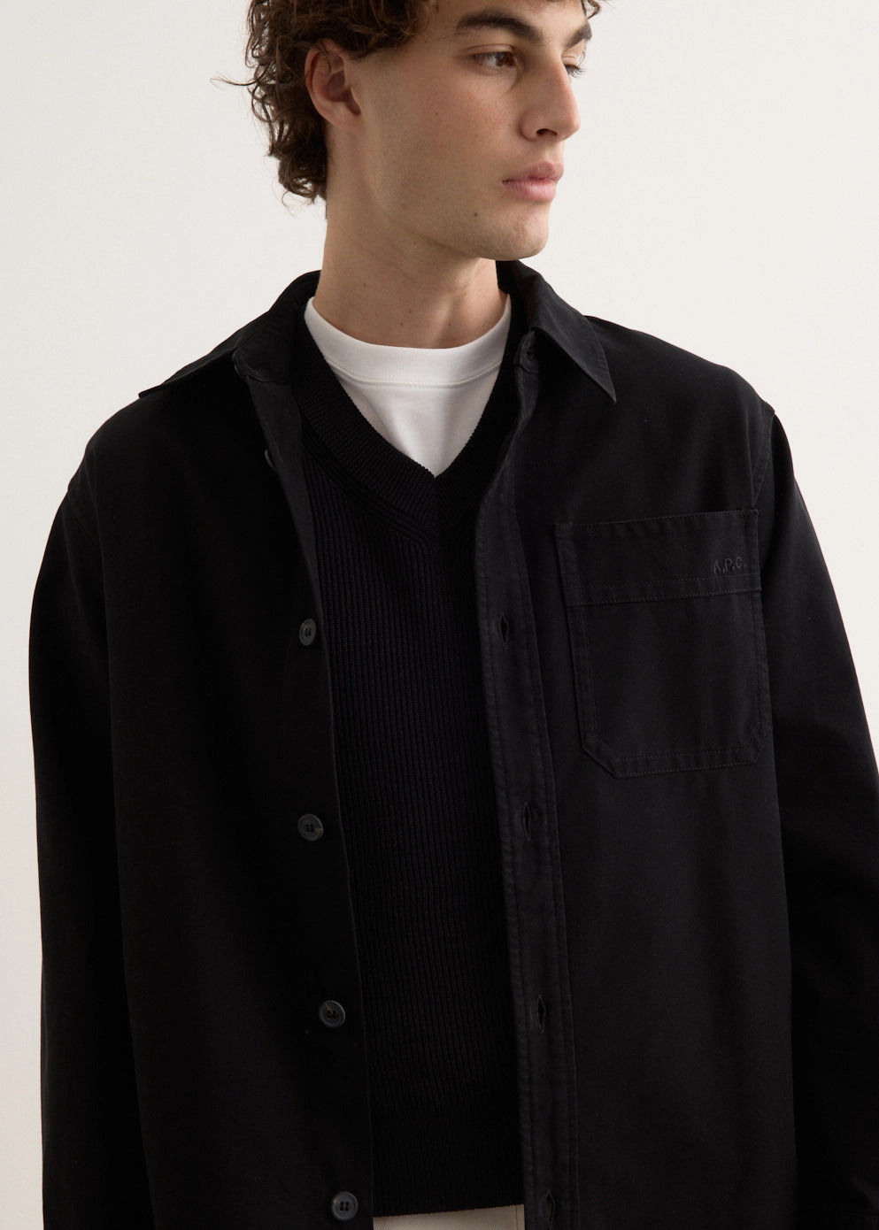 Basile Brodee Poitrine Overshirt