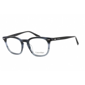 Calvin Klein Men's Eyeglasses - Rectangular Blue Havana Plastic Frame | CK21711 421