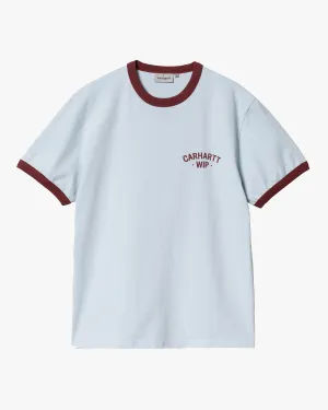 Carhartt WIP 89 Ringer Tee - Air Sky / Mulberry