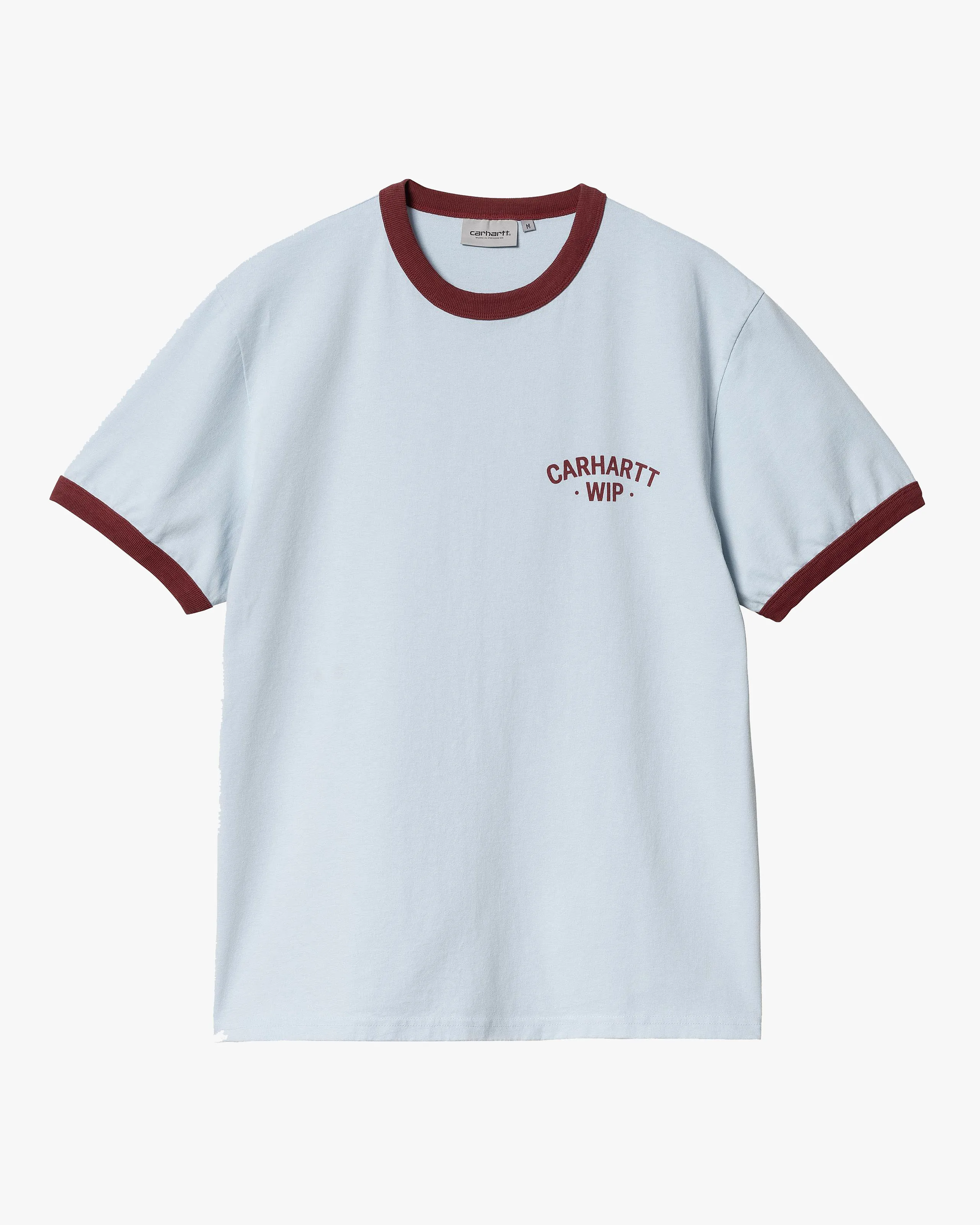 Carhartt WIP 89 Ringer Tee - Air Sky / Mulberry