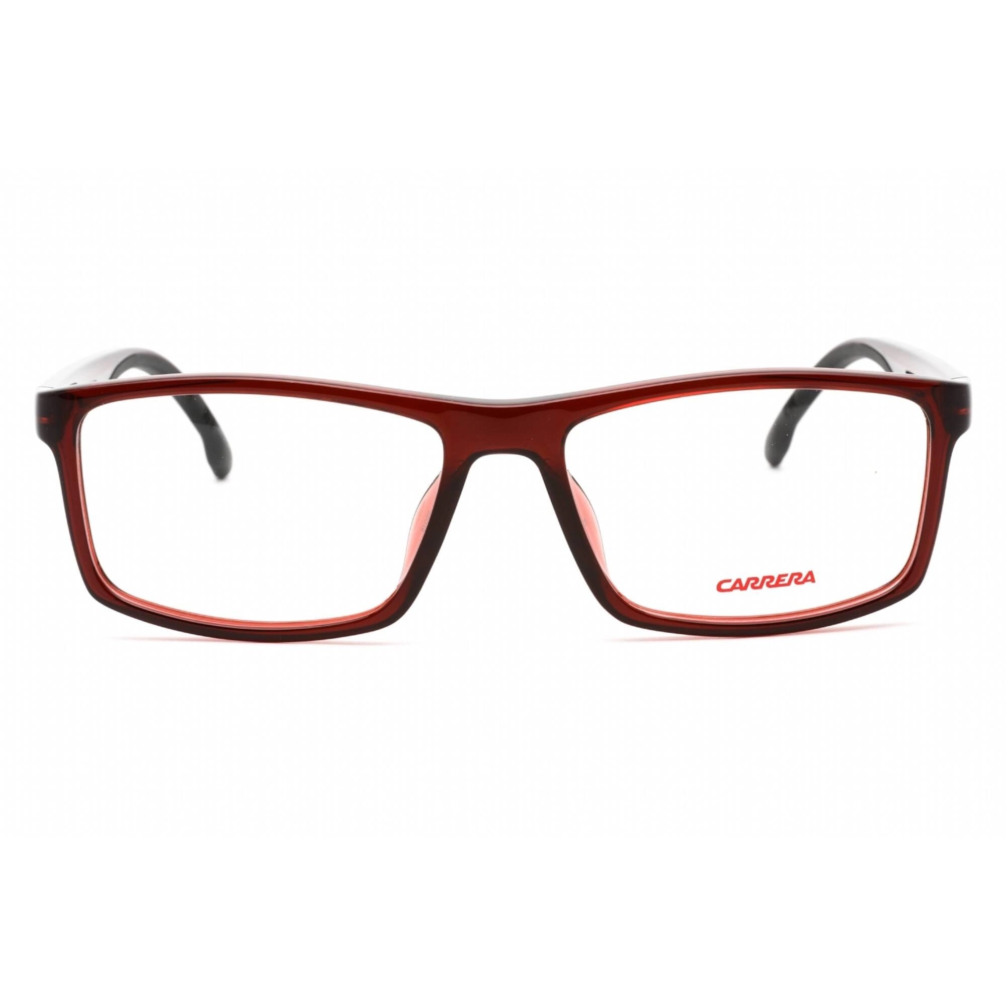 Carrera Men's Eyeglasses - Bordeaux Plastic Rectangular Frame | CARRERA 8872 0MEG 00