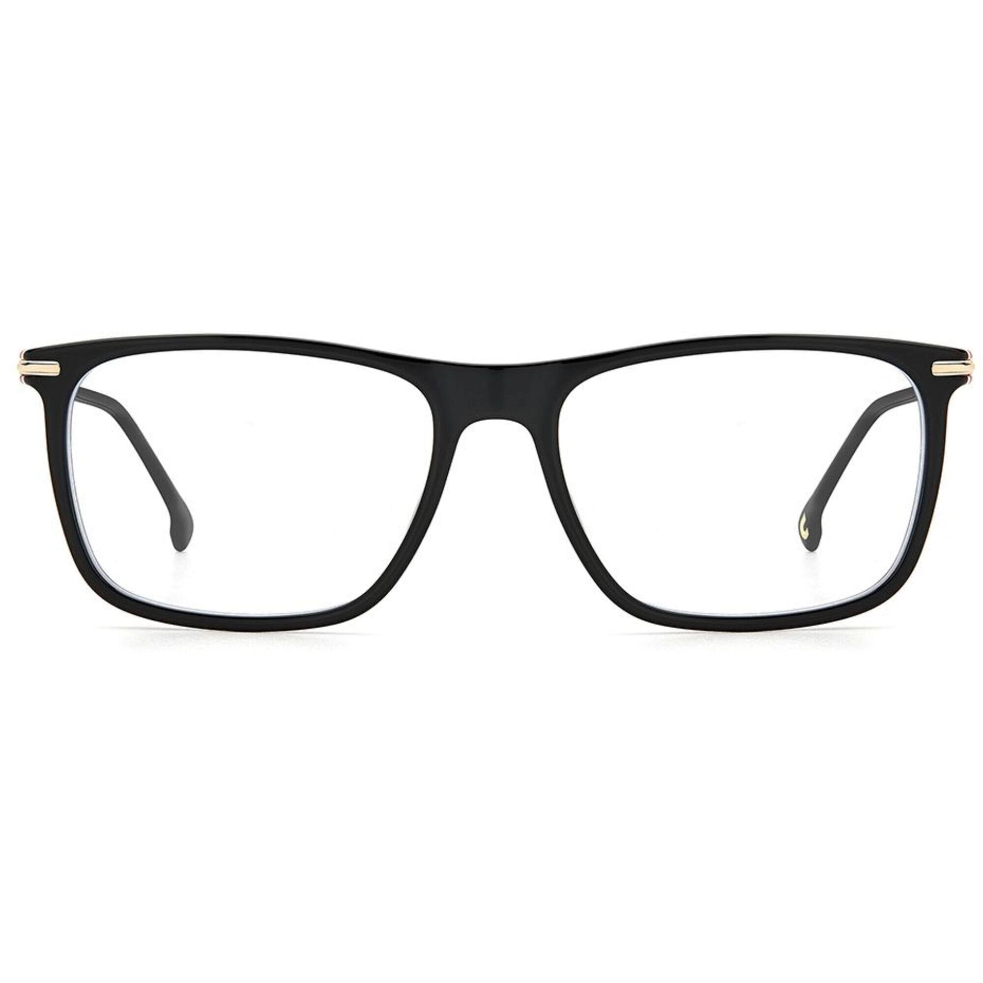Carrera Men's Eyeglasses - Striped Black Acetate Full Rim Square Frame | 289 0M4P