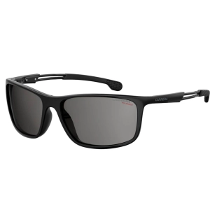 Carrera Men's Sunglasses - Black Rectangular Frame Grey Polarized Lens | 4013/S 807
