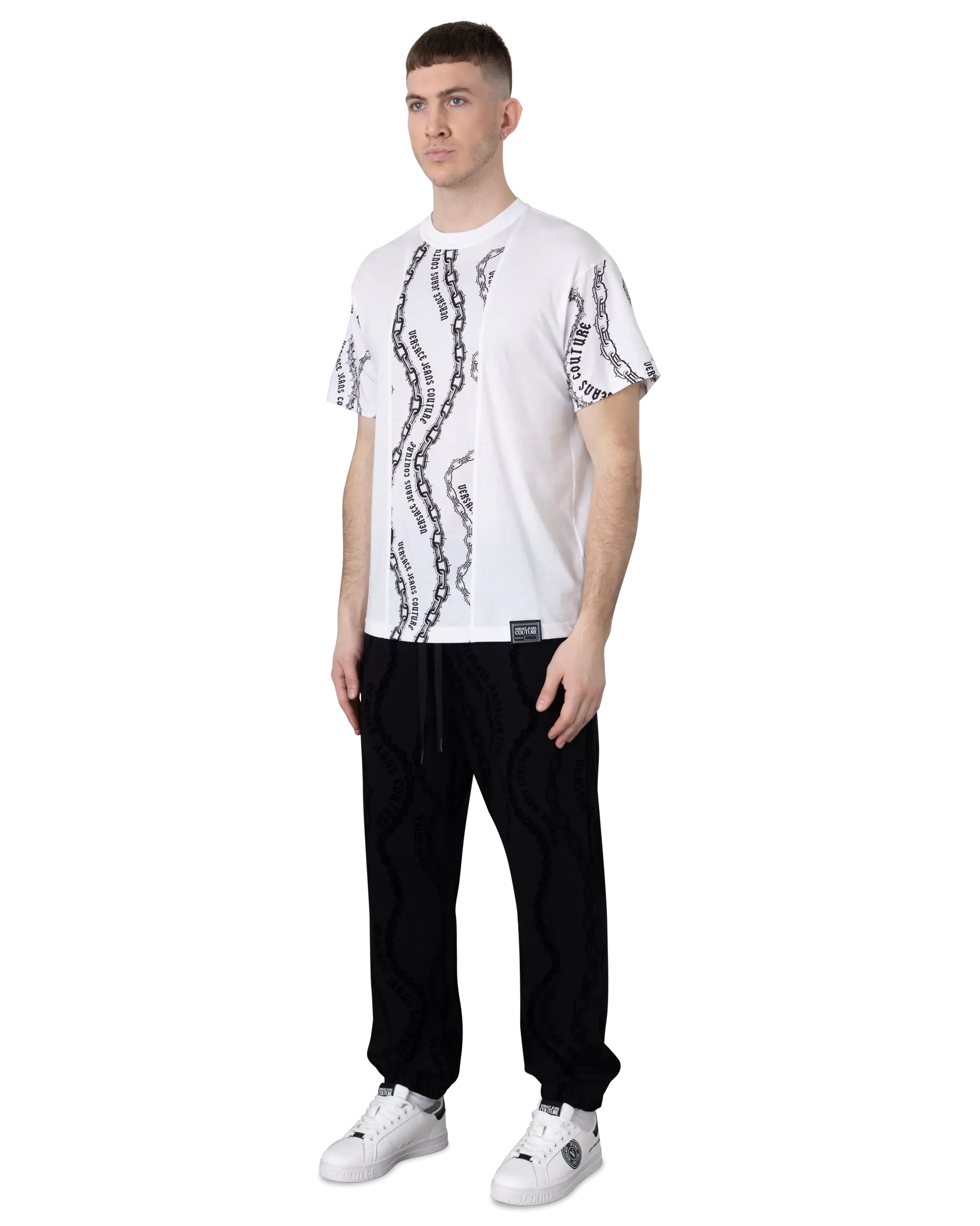 Chain Couture Panel T-Shirt