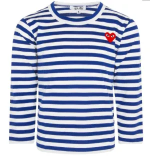Comme des Garçons Play Kids Striped Long-Sleeved T-Shirt