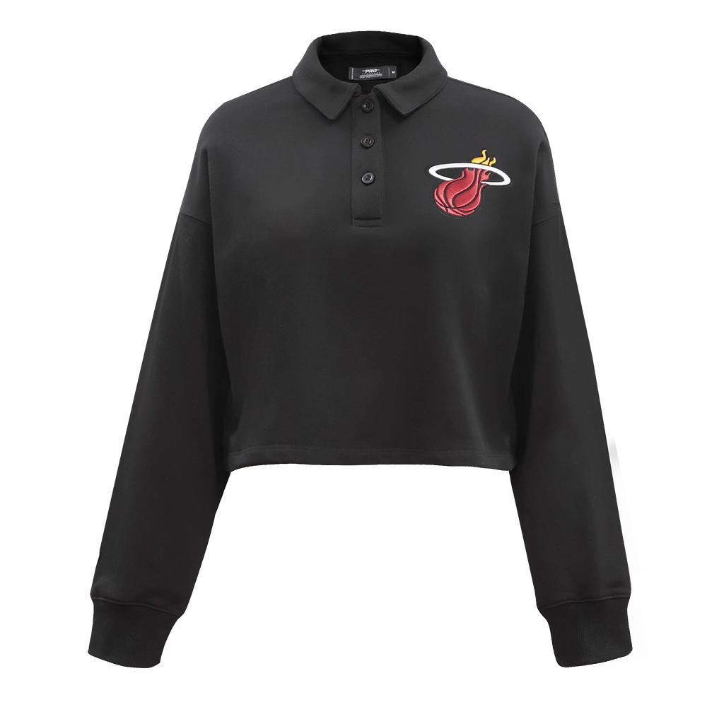 Court Culture Women's Cropped Longsleeve Polo