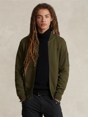 Double Knit Green Bomber