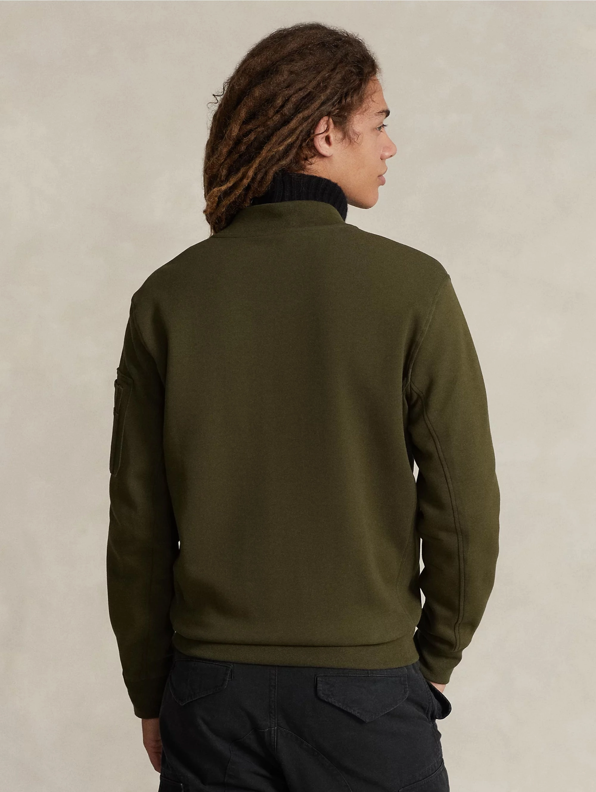 Double Knit Green Bomber