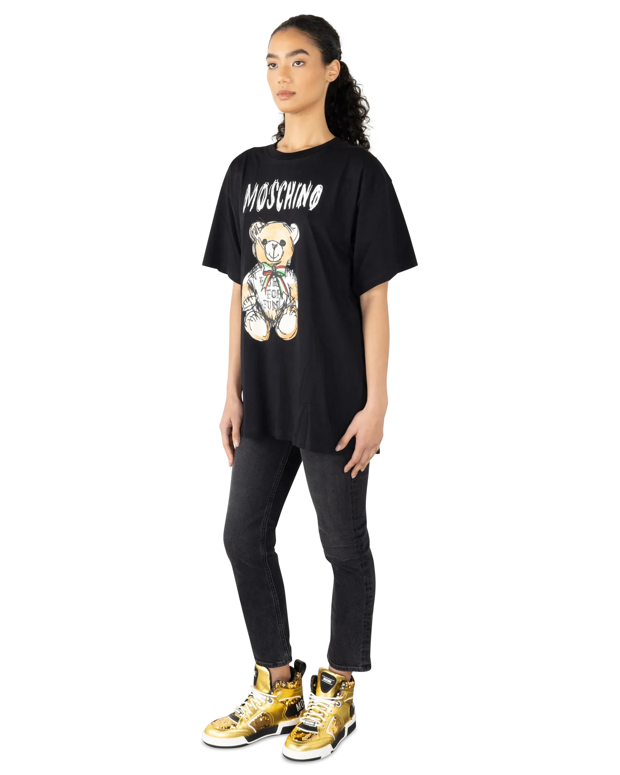 Drawn Teddy Bear Organic Jersey T-Shirt
