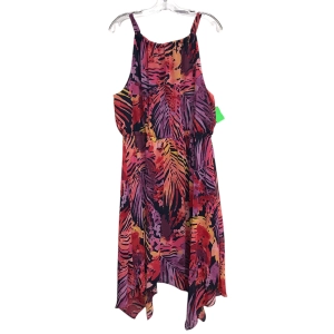 Dress Casual Midi By Lane Bryant In Blue & Pink, Size:2X