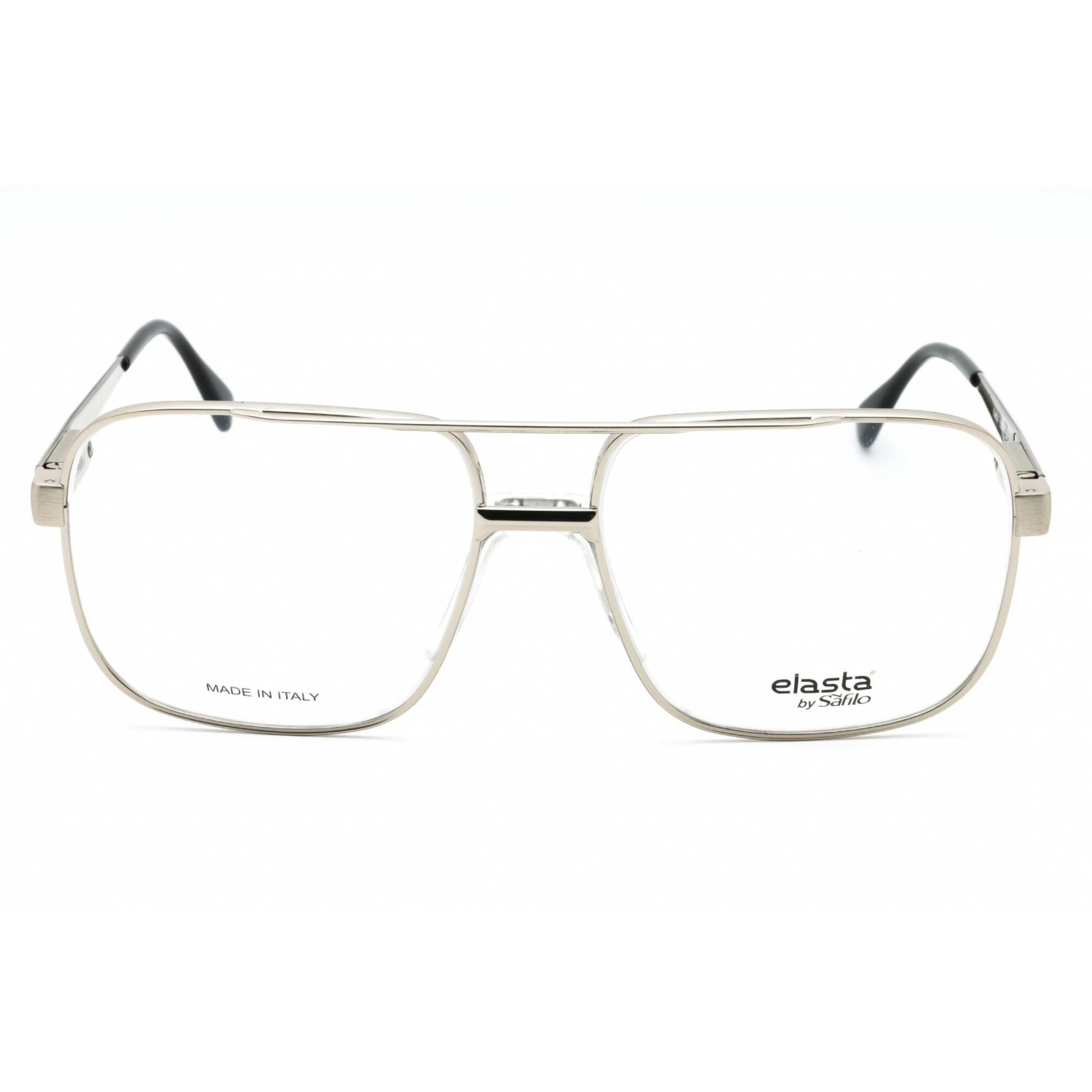 Elasta Men's Eyeglasses - Grey Marble Navigator Full Rim Frame | E 3055 0L32 00