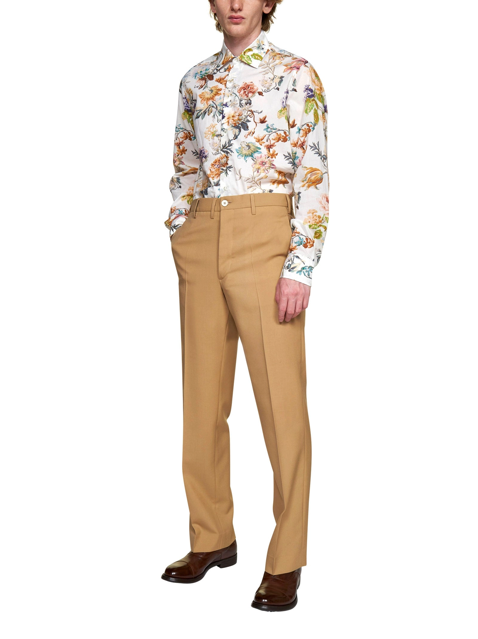 Etro Floral Print Long-Sleeved Shirt