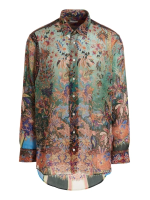 Etro Floral Printed Long-Sleeved Shirt