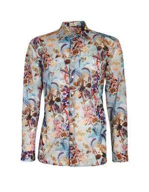 Etro Floral Printed Long-Sleeved Shirt