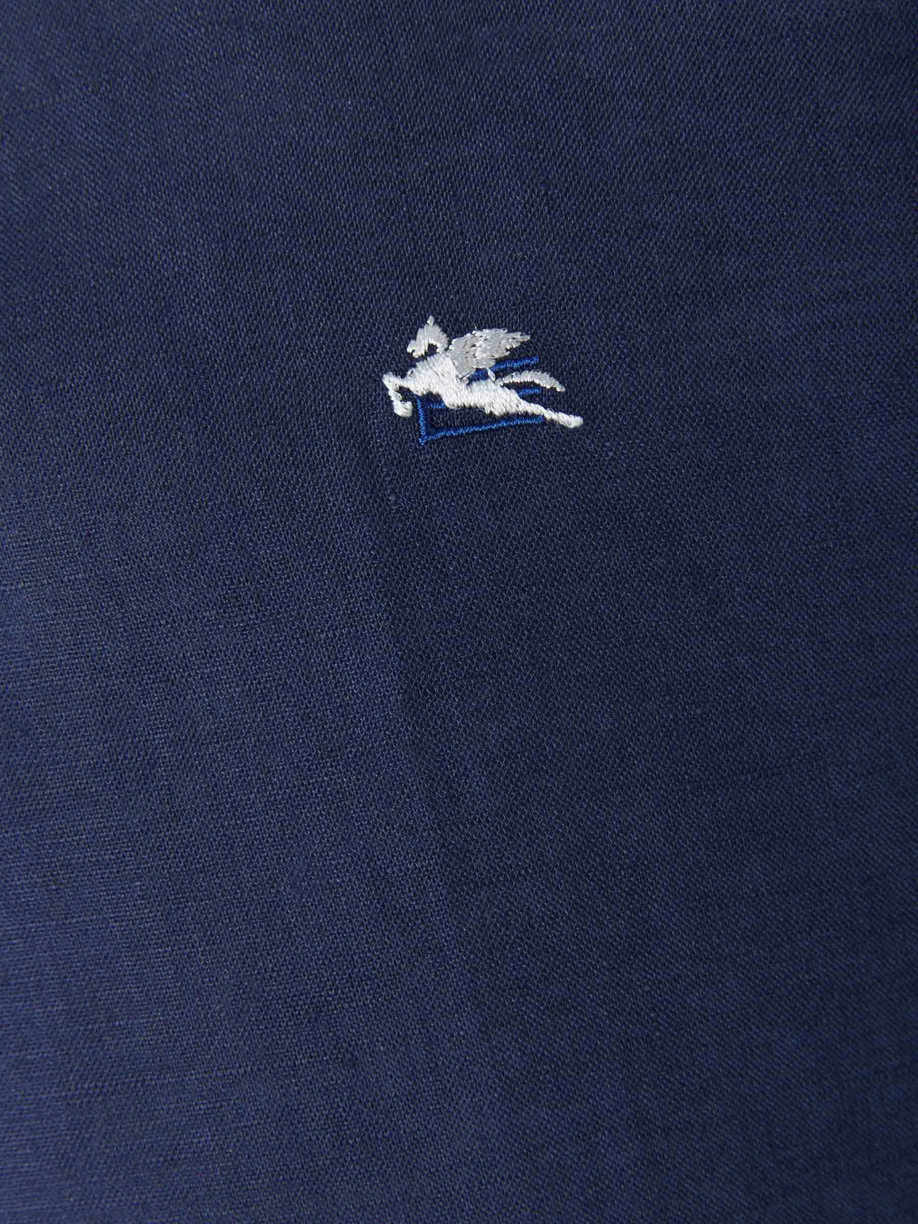 Etro Logo Embroidered Long-Sleeved Shirt
