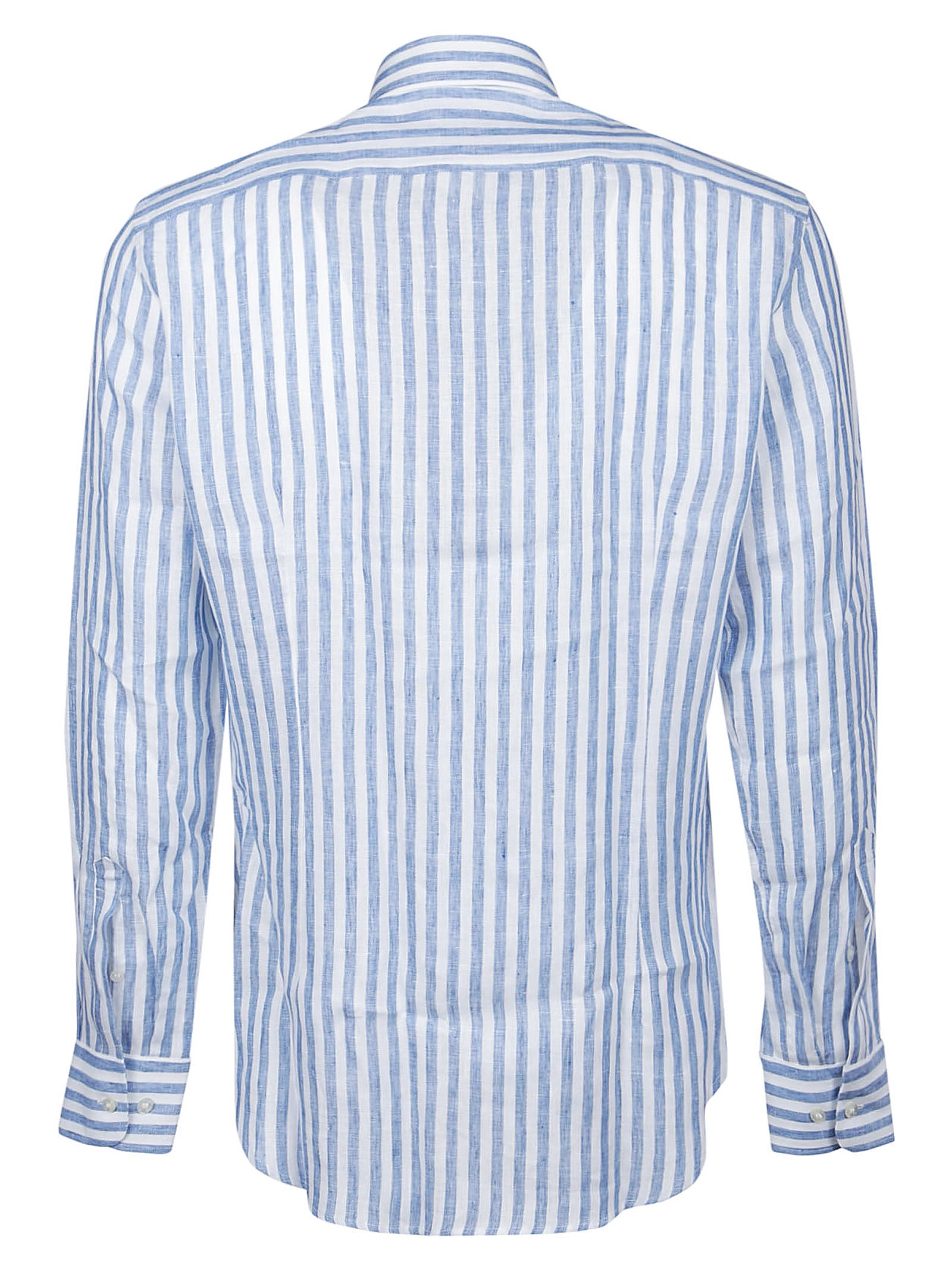 Etro Logo Embroidered Striped Shirt