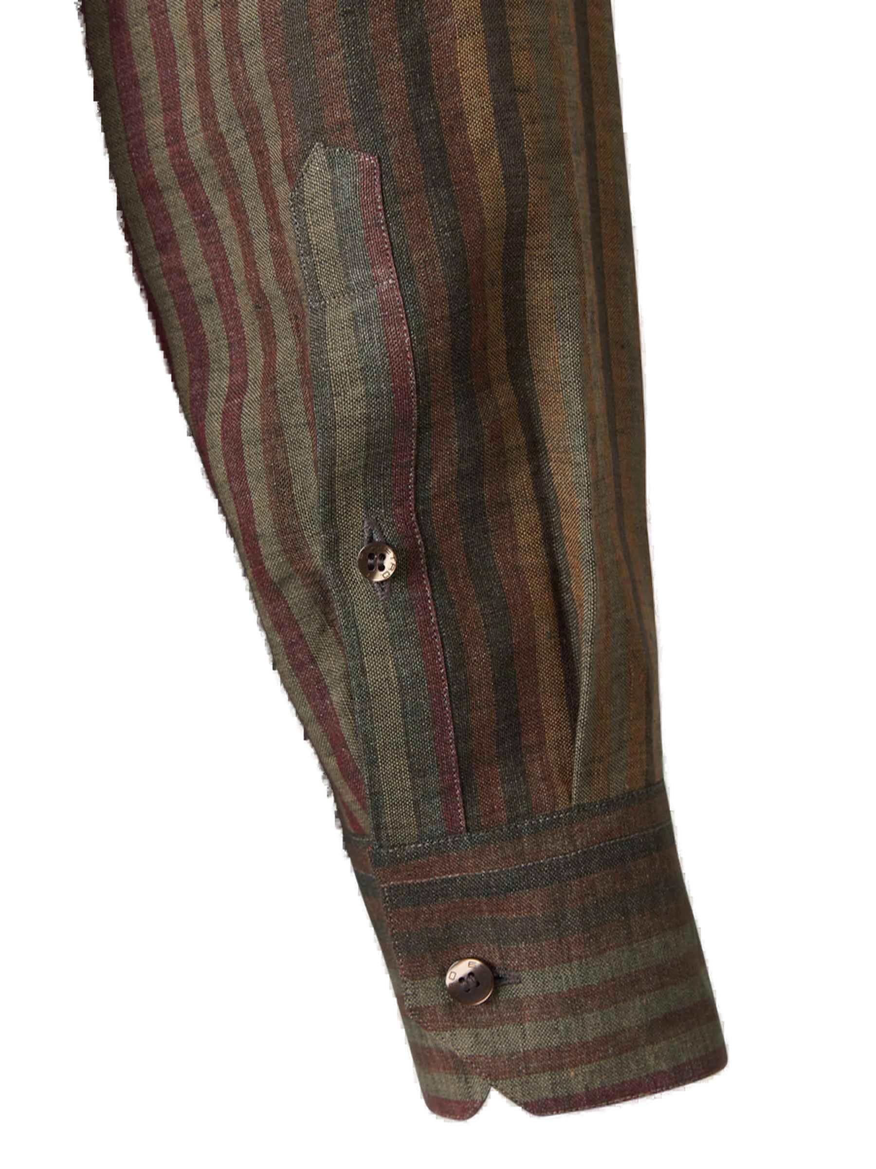 Etro Long-Sleeve Striped Shirt