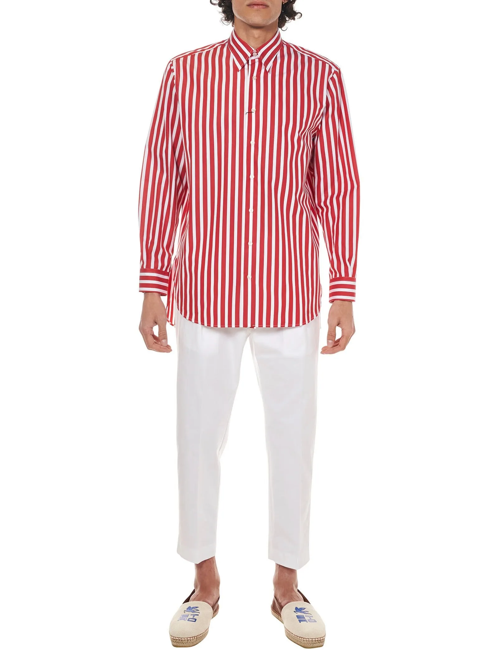 Etro Striped Long-Sleeved Shirt