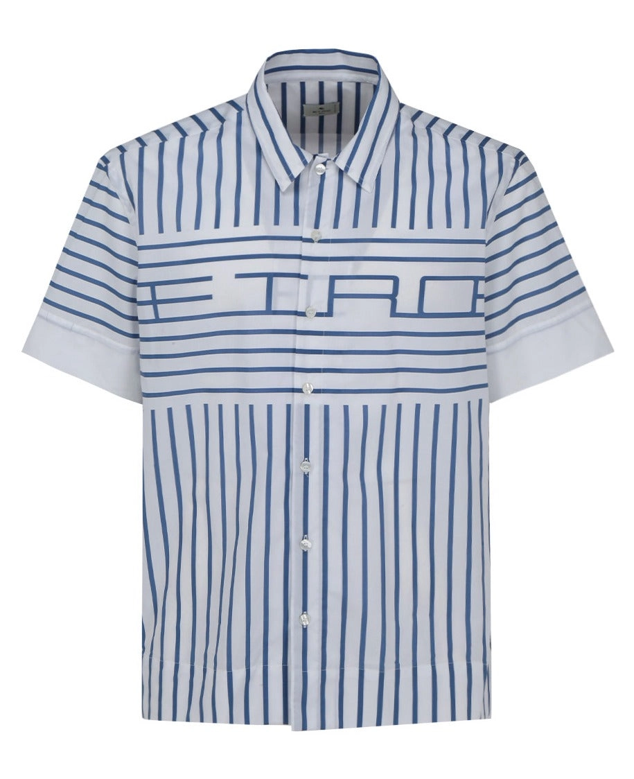 Etro Striped Short-Sleeved Shirt