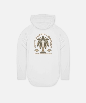 Fins UV Hoodie - White