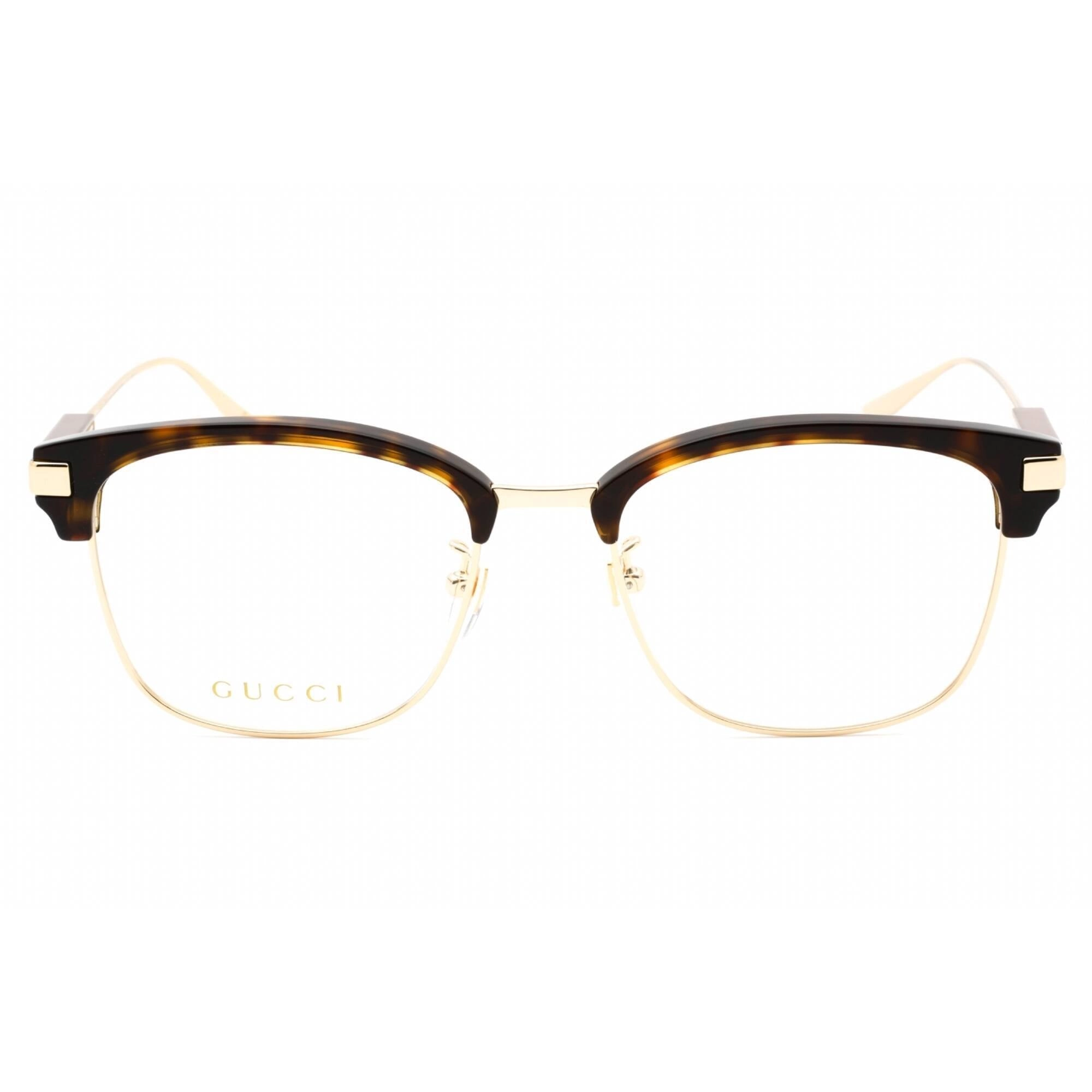 Gucci Men's Sunglasses - Havana/Gold Cat Eye Full Rim Plastic Frame | GG1439OK 002