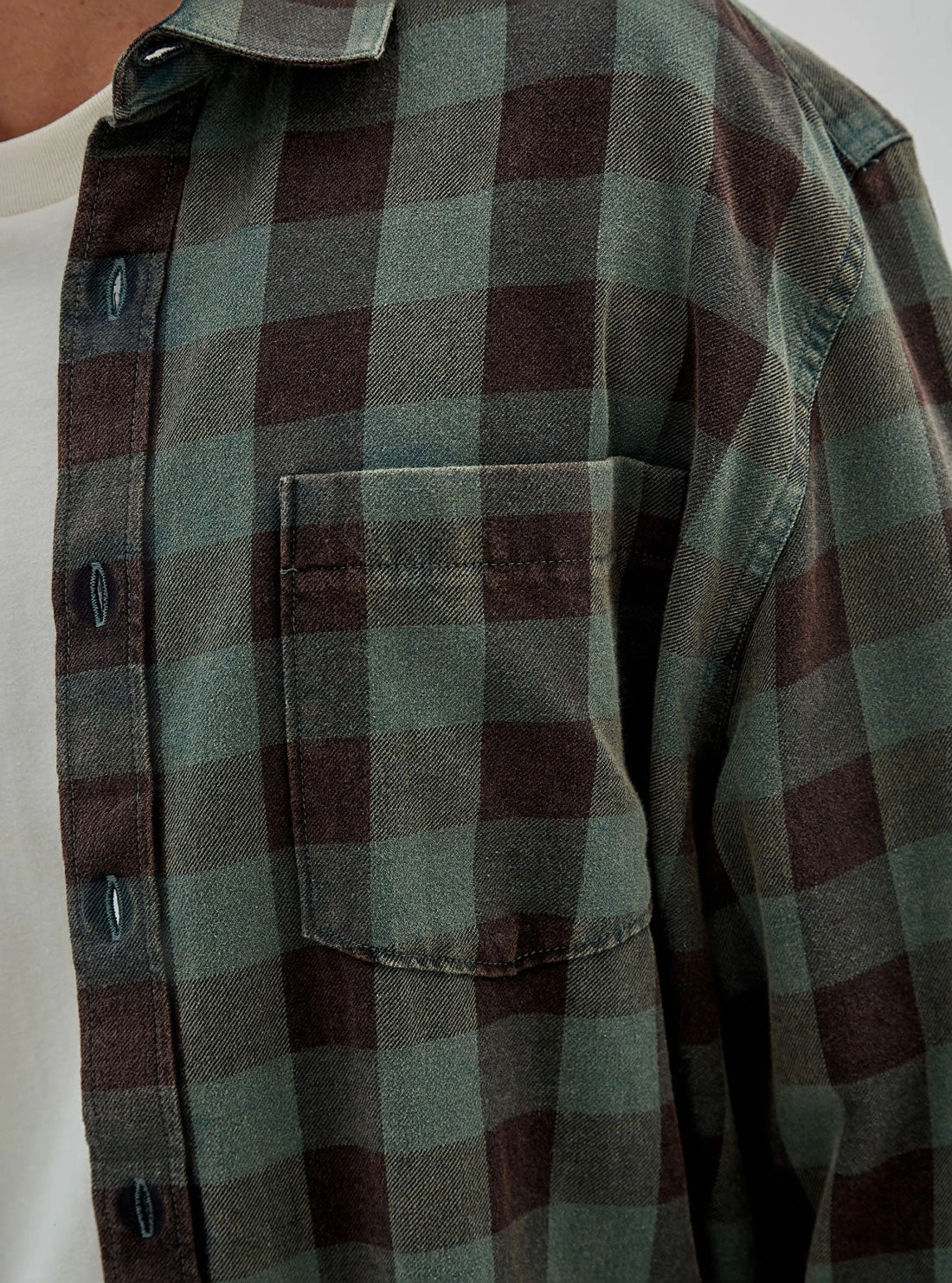 Guess Originals Flannel Long Sleeve Shirt