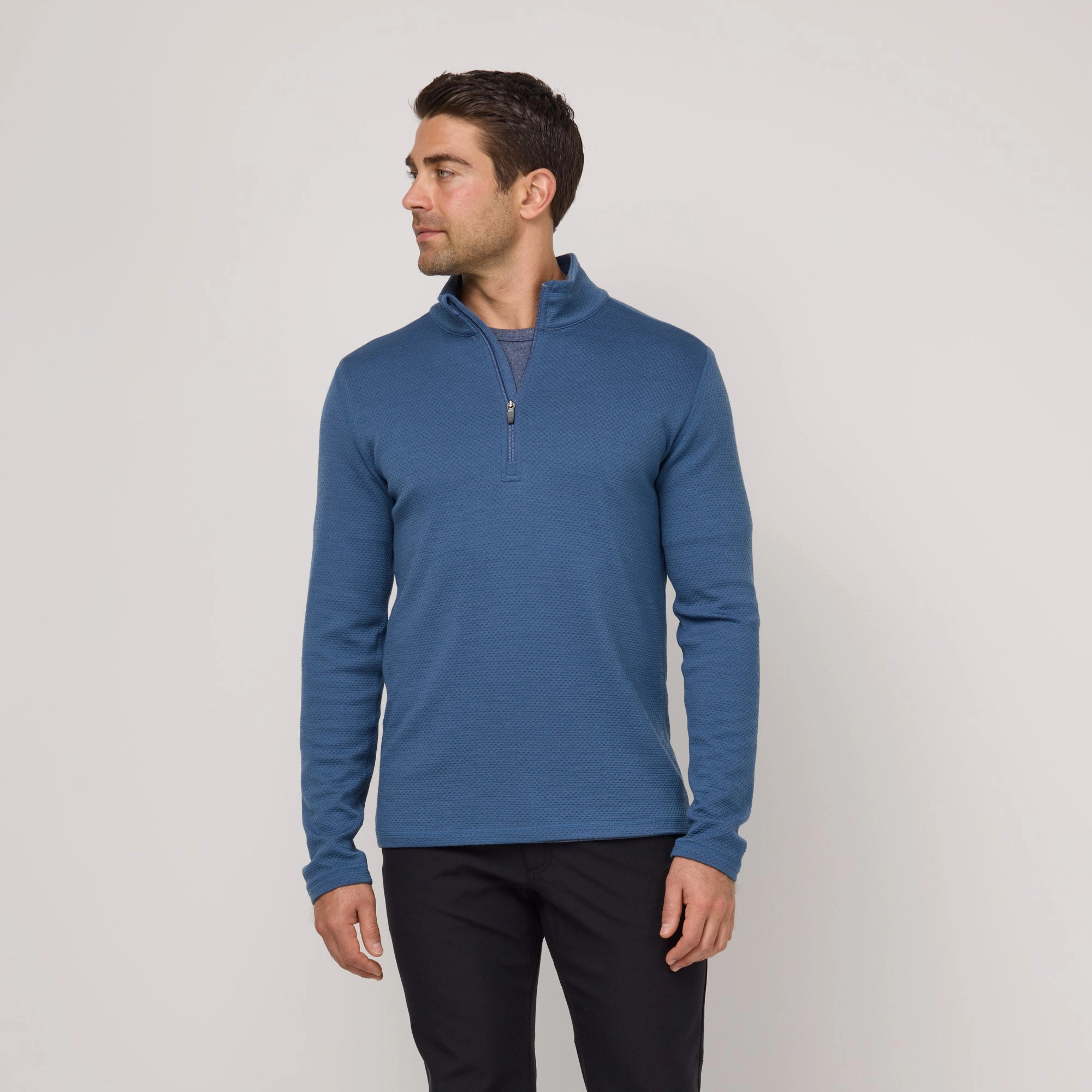 Honeycomb Waffle Quarter-Zip