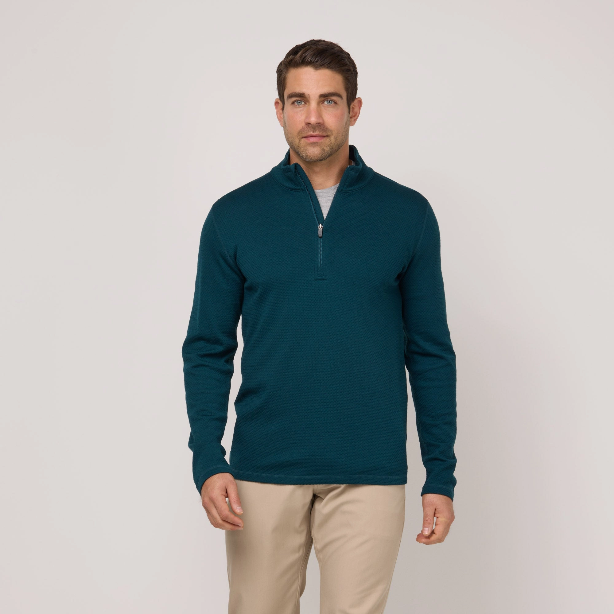 Honeycomb Waffle Quarter-Zip