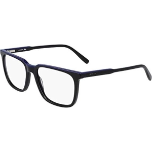 Lacoste Men's Eyeglasses - Black Blue Full Rim Frame Demo Lens | LACOSTE L2861 002