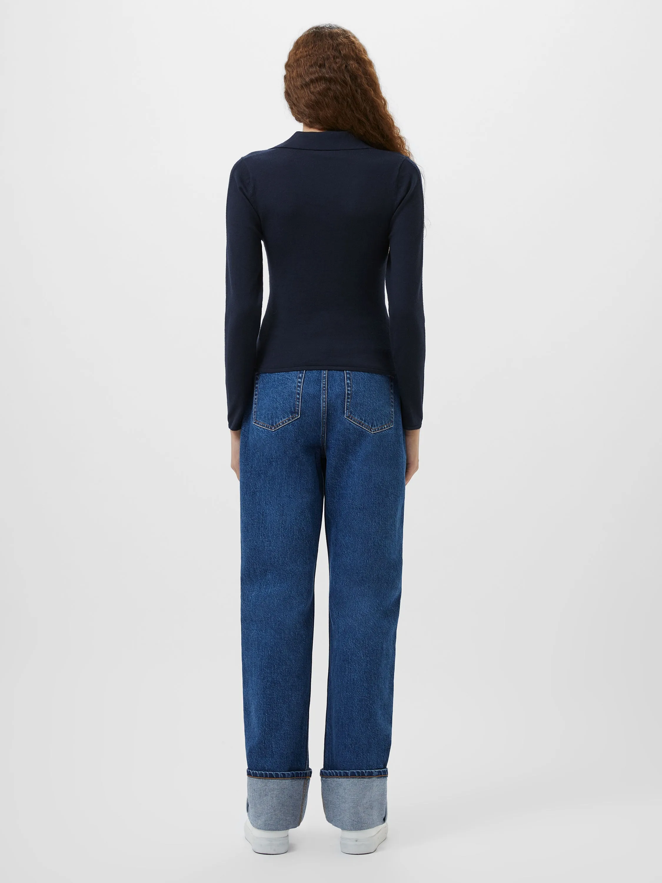 Larry Hearts V Neck Polo Top